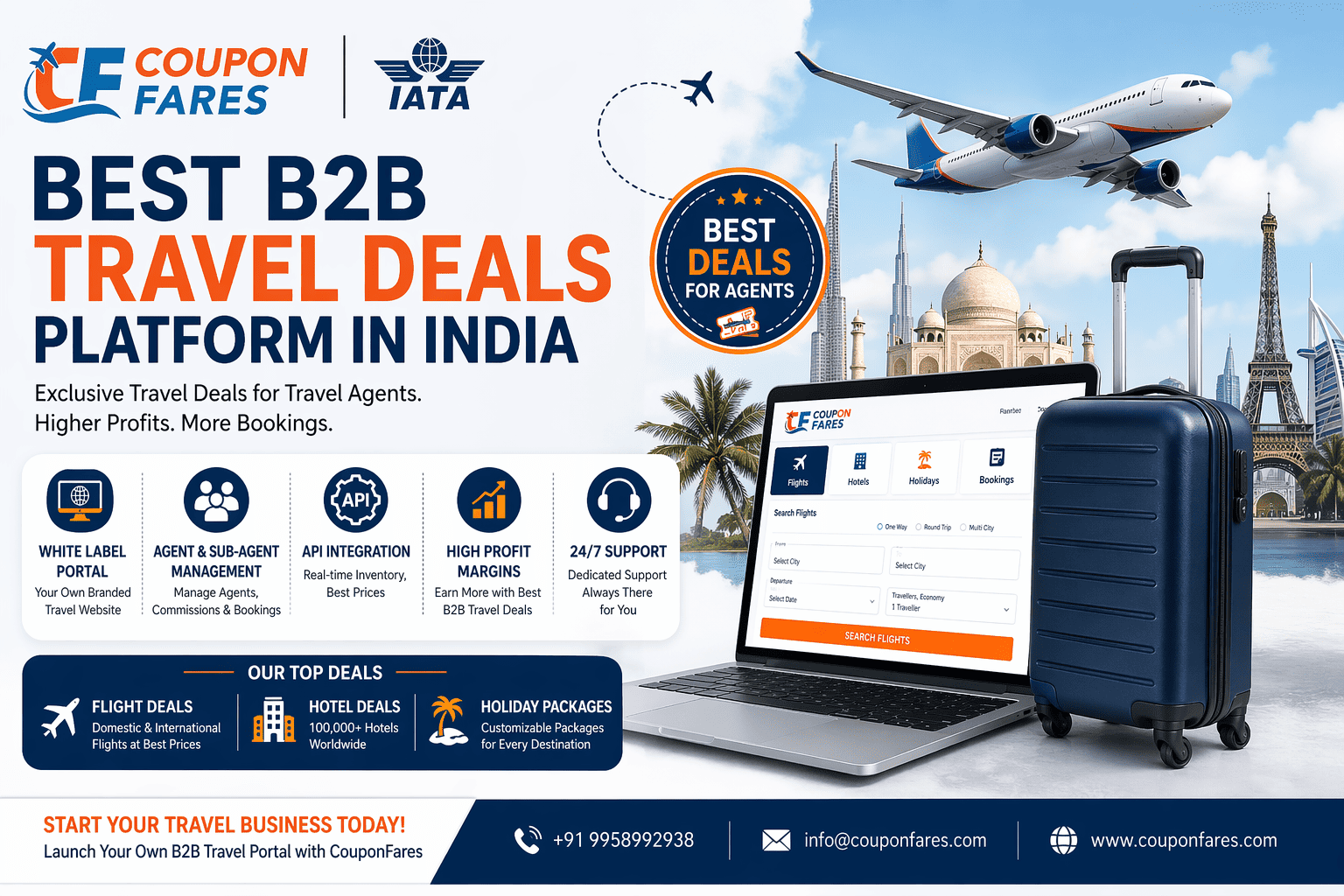 Best B2B Travel Platform in India – CouponFares